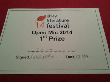 Ilkley Literature Festival Certificate