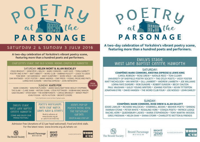 Poetry at the Parsonage